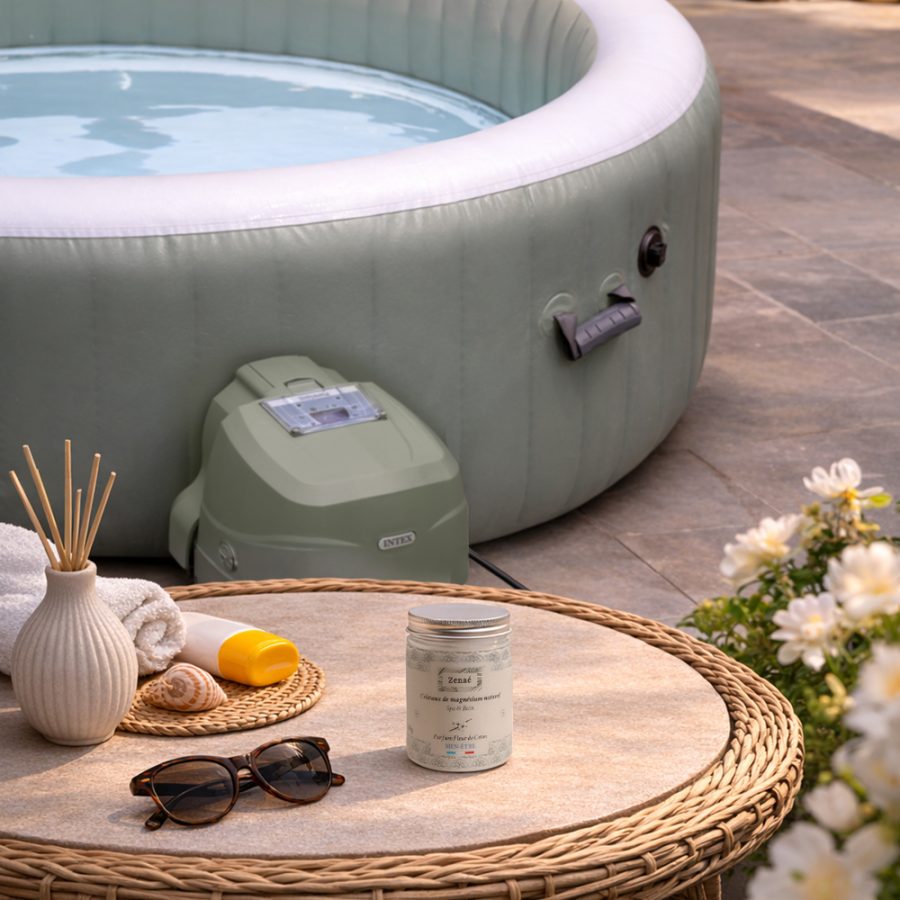 Cristaux de magnésium pour spa Fleur de coton Zenaé