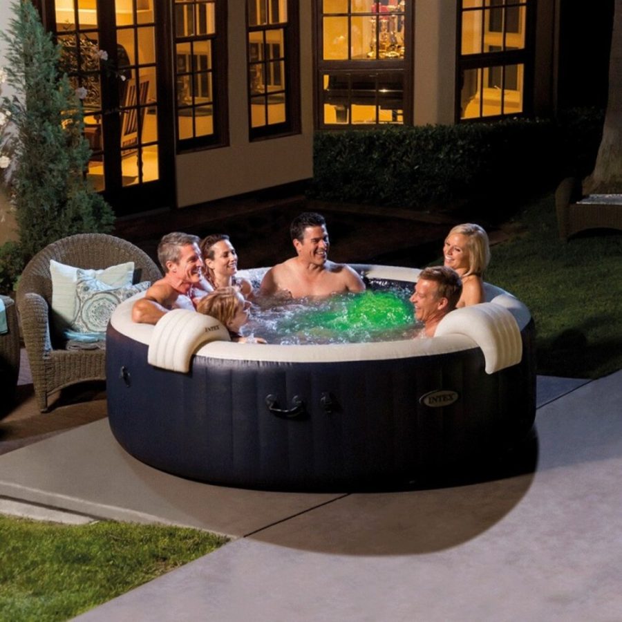 Lumière d'ambiance LED pour spa gonflable