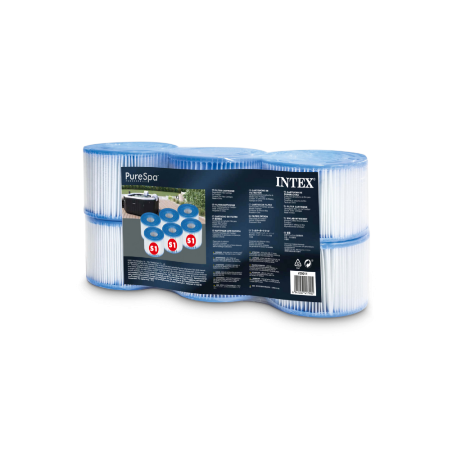 Lot de 6 cartouches de filtration spa gonflable