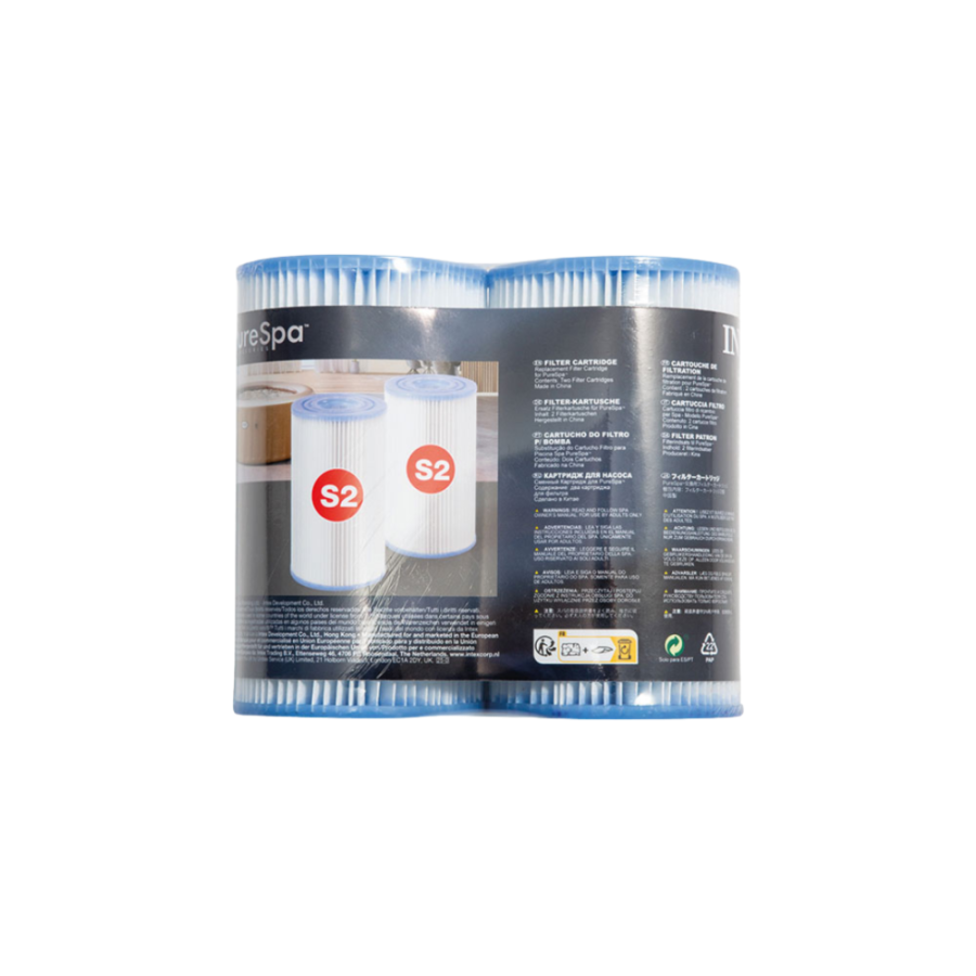 Lot de 2 cartouches S2 pour spa gonflable