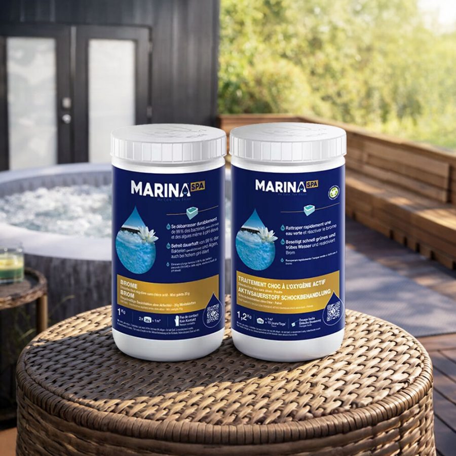 Coffret de traitement au brome pour spa