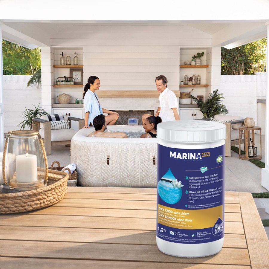 Oxy Choc sans chlore pour spa 1,2 kg