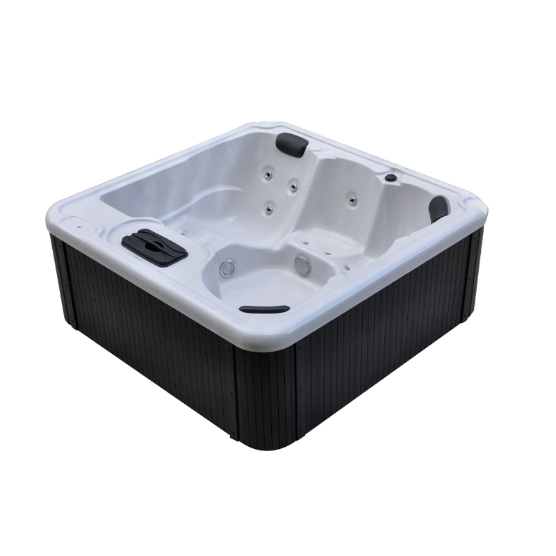 Spa acrylique rectangulaire 5 personnes 12 jets eau 14 jets air