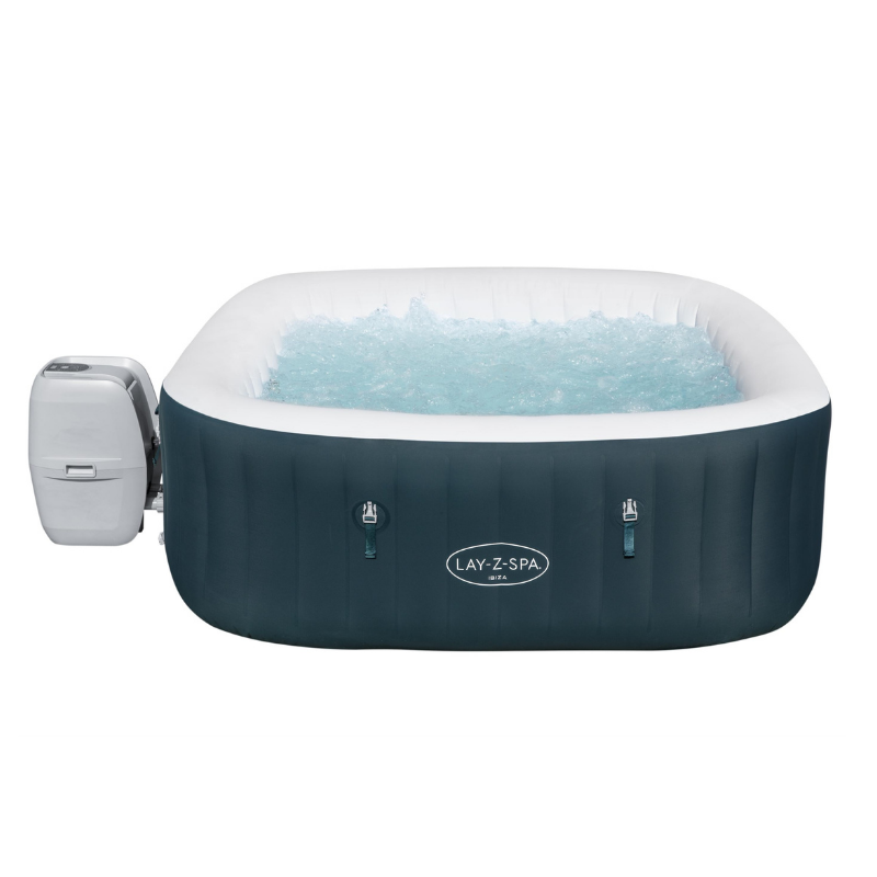 Spa gonflable carré Lay-Z-Spa Ibiza AirJet 4-6 personnes