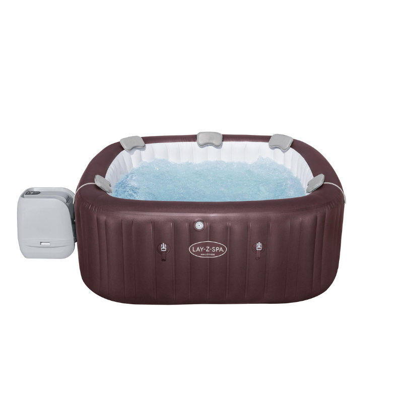 Spa gonflable carré Lay-Z-Spa Maldives Smart Luxe HydroJet Pro avec WiFi 5-7 personnes