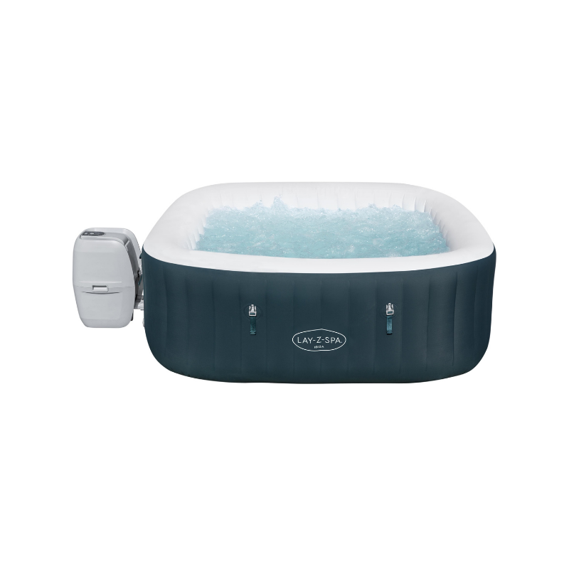 Spa gonflable carré Lay-Z-Spa Ibiza AirJet EnergySense 4-6 personnes